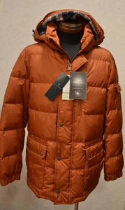 THE SCOTCH HOUSE Abrigo acolchado con capucha nuevo sin usar para hombre con etiqueta (exterior) talla L - Imagen 1 de 9