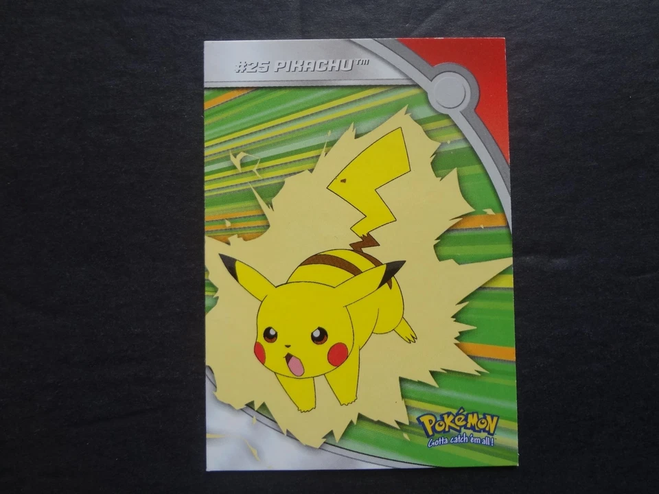 2000 Topps Pokemon Series 3 #HV6 #25 Pikachu TV Animation - Image 1 of 2