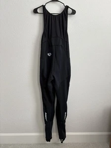 Pearl Izumi Elite Series Thermal Bib Tights Men's Large Black Fleece Lined - Picture 1 of 8