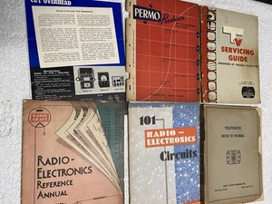 1950’s Radio Television Repair etc Catalogs Manual LARGE LOT Of 8 ORIGINAL - Bild 1 von 10