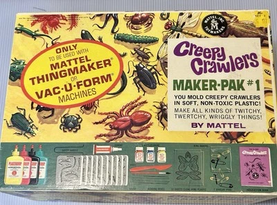 Creepy Crawlers Maker Pak 1964 #1.                             Mattel Thingmaker Foto 1 de 4