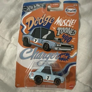BNIP DODGE CHARGER 1970 ‘70 Hot Wheels Car SILVER SERIES GULF Rare - Bild 1 von 4