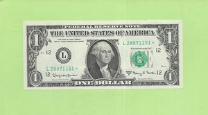 1963A* ..UNCIRC 1 $ L 2897 1151 * .... 1963A 1 $ L-* STAR NOTE - Bild 1 von 2