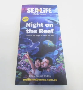 Sea Life Melbourne - Brochure & Map - Aquarium, Antarctic, Night Reef & Penguins - Bild 1 von 11