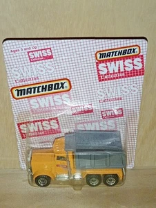 Matchbox Superfast Swiss / MB 096 - Peterbilt Tipper Truck - Orange - Losinger  - Picture 1 of 7