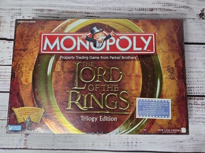 SEALED Monopoly Lord of the Rings Trilogy Edition Board Game 2003 by Hasbro  - Image 1 of 4