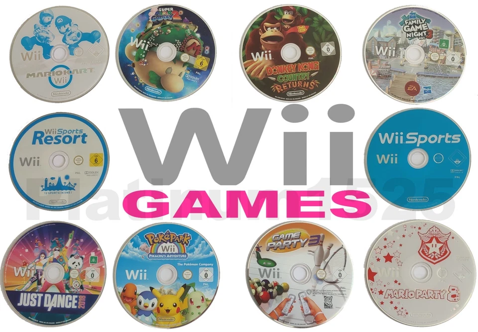 Nintendo Wii Games Disc Only - PAL - Multi Buy Video Games Offers Available - image 1 of 1