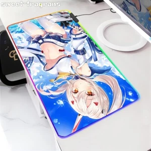 Azur Lane Ayanami Anime Girl XXL RGB Large Mouse Pad Gaming Keyboard Play Mat - Picture 1 of 14