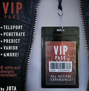 VIP PASS (Gimmick and Online Instructions) by JOTA - Trick - Picture 1 of 4