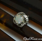 One Piece Earring Australian Natural Crystal Opal Stud Flower Diamond Sale Gift