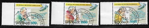 Vatican City Stamp Set-#936-938- Travels of Pope John Paul II OG Used/NH 1993 - Picture 1 of 1