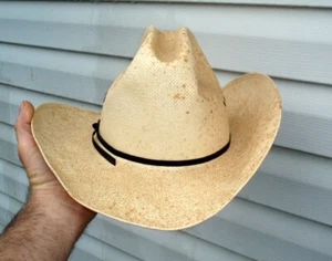 VINTAGE MENS STALLION STETSON COWBOY WESTERN HAT EQUESTRAIN HATS ACCESSORIES - Picture 1 of 16