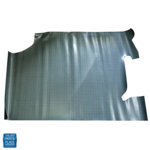 1967 Chevrolet Chevelle Rubber Trunk Mat - Aqua / Black Houndstooth - Picture 1 of 2