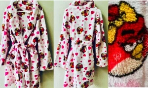 ANGRY BIRDS GIRLS BATHROBE SIZE 8 - Picture 1 of 7