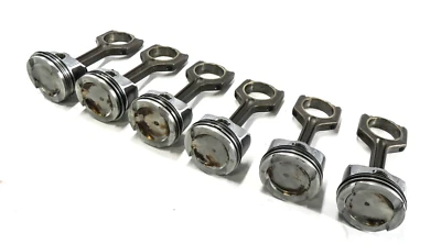 2007-2010 BMW 335i 535i Z4 X6 (E87 E60 E71 E89) 3.0L N54 TWIN TURBO PISTON SET-6 - Image 1 of 4