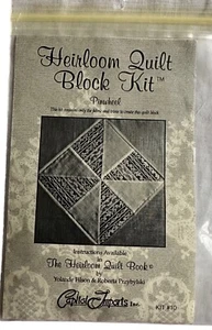 The Heirloom Quilt Block Kit #10 Pinwheel Yolanda Folsom & Roberta Przybylski - Picture 1 of 2