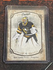 2015-16 Upper Deck Champ's Marc-Andre Fleury Gold Variant Back SP! (#213)