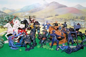 Cherilea Wild West Route ,Acw/Cowboys/Indians in Unique tin - Picture 1 of 12
