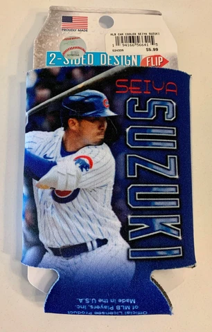 Seiya Suzuki Chicago Cubs Can Cooler 12 oz. Koozie Cover