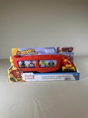 Mattel Hot Wheels Racer Verse Marvel Hulk Buster Hauler Figurine Holder - Image 1 of 4