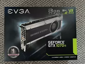 EVGA GeForce GTX 1070 Ti GAMING, 8GB GDDR5, EVGA OCX Scanner OC, White LED, DX12 - Picture 1 of 5