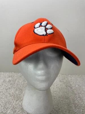 Zephyr ZFit Fitted Cap Hat Mens Small Embroidered NCAA Clemson Tigers Orange - Image 1 of 4