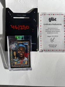 Topps Project 2020 #114 Jackie Robinson x Efdot - Artist Auto Red Ink #/250 - Picture 1 of 4