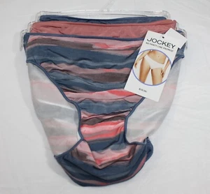 NWT set /3 JOCKEY 1770 no panty line promise BIKINI PEACHY CLAY BLUE PRINT 6/M - Picture 1 of 4
