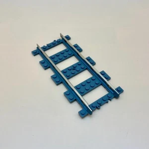 LEGO 4515 - 9V carril vía recta - gris viejo - gris oscuro - Imagen 1 de 1