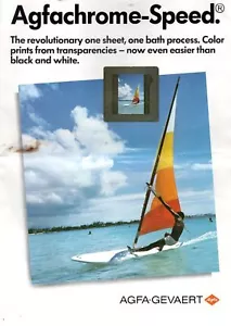 Agfachrome-Speed 5"x7" trial printing pack w/chemical activator - Picture 1 of 10