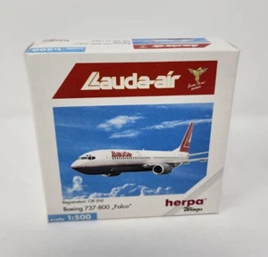 Avión Herpa Wings Lauda-Air Boeing 737-800 Falco 1/500 - 511384 NUEVO - Imagen 1 de 4