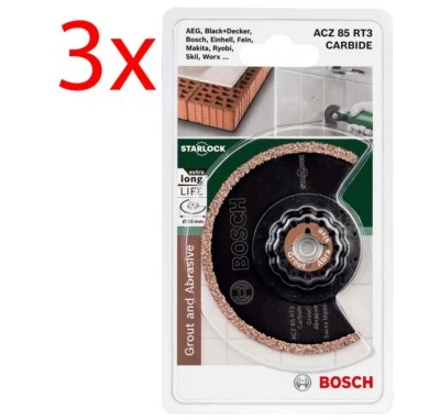 3 units of genuine Bosch (ACZ 85 RT3 (Abbrasive)) STARLOCK - Bild 1 von 4