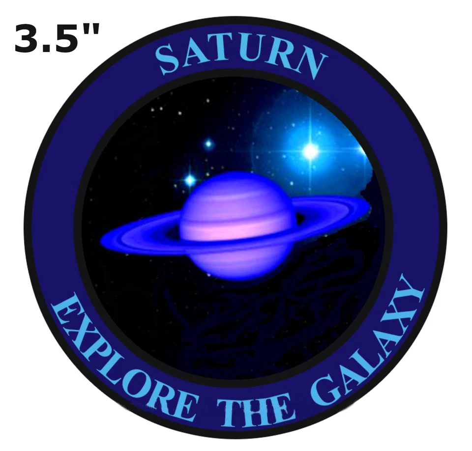 SATURNO - EXPLORAR LA GALAXIA - Calcomanía adhesiva gráfica para parachoques ventana coche camión Foto 1 de 1