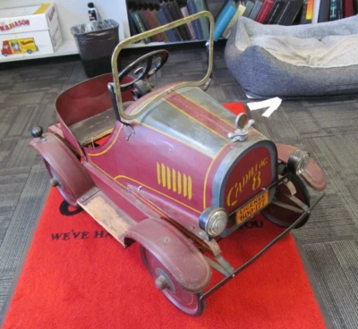 Cadillac Sidway Topliff 1926-1927 vintage Steelcraft coche a pedales original Foto 1 de 4