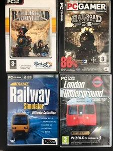 Lotto Railroad Pioneer + Tycoon 3 Trainz Railway Simulator London underground - Imagen 1 de 2
