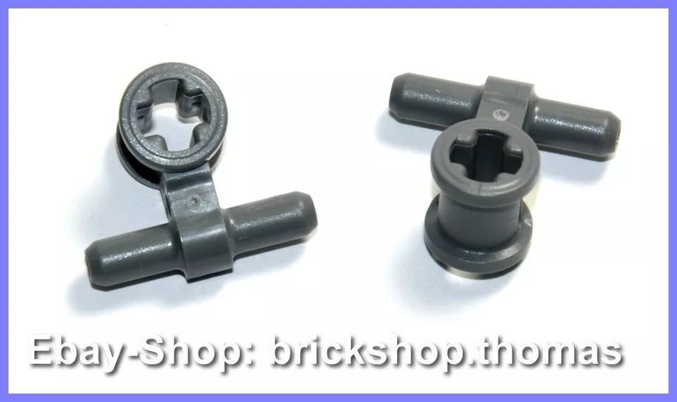 Lego 2 x Technic Verbinder - 99021 - Axle Connector Dark Bluish Gray - NEU / NEW - Bild 1 von 1