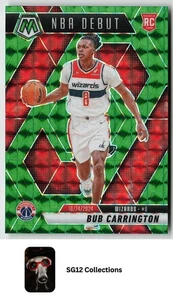 2024-25 Panini Mosaic #259 Bub Carrington Rookie Green Mosaic Washington Wizards - Picture 1 of 2