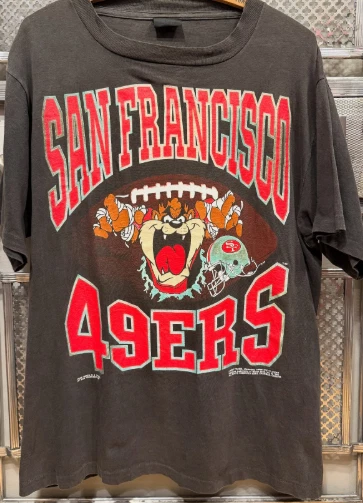 Camisa manga corta SAN FRANCISCO 49ERS TASMANIAN DEVIL Looney Tunes KV41747 Foto 1 de 1