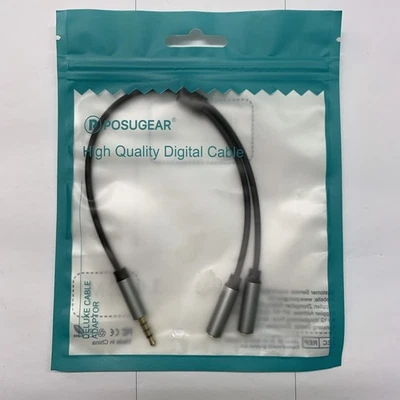 Headset Microphone Splitter/Doppler Deluxe Adapter Neu und OVP - Klinke 3,5 - Bild 1 von 2