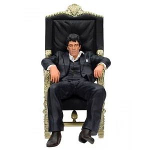 Tony Montana Figure On Throne – SD TOYS MOVIE ICONS 7" PVC SCARFACE - Picture 1 of 3