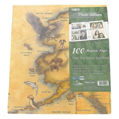 Vintage Pioneer Photo Album With 100 Magnetic Pages RED NEW SEALED LM-100 - Image 1 of 2