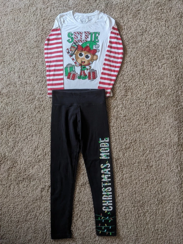 Conjunto de traje de Navidad para niña talla 7/8 Foto 1 de 1