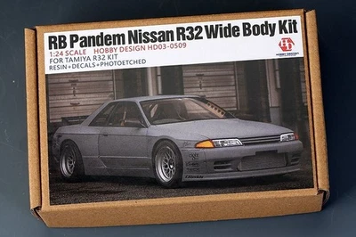 Hobby Design RB Pandem Nissan R32 Wide Body Kit 1/24 Tamiya usato - Immagine 1 di 4