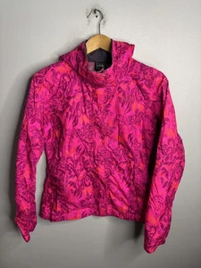 The North Face Jacke Damen Small Rosa Magenta Blumenmuster Kapuze Full Zip - Bild 1 von 7