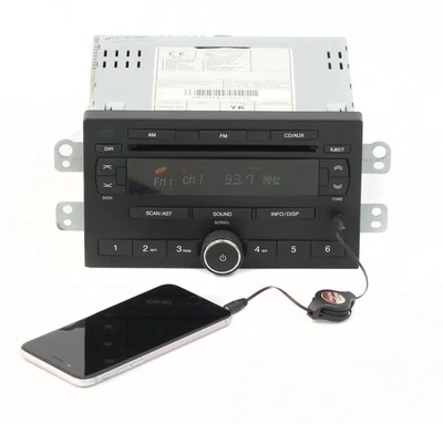 2005-2008 Chevrolet Suzuki Optra Reno AM FM Rádio MP3 CD com Aux PN 98 805 108 - Imagem 1 de 4