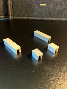 Fisher Price Construx 2/3", 2" Gray & White Beam Original Building Toy Part - Picture 1 of 7