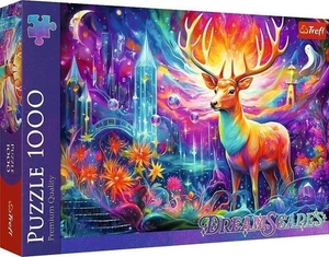 Trefl Jigsaw Puzzle 1000 Pieces DreamScapes Mystical Deer - Imagen 1 de 2
