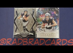 NFL Football Chicago Bears 25 Panini Colston Loveland 2 Rookie Card Lot MINT - Picture 1 of 1