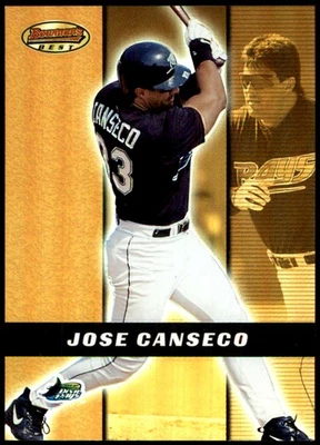 Jose Canseco 2000 Bowman's Best #57 Devil Rays MLB LEER ENVÍO GRATUITO AutographDen Foto 1 de 2