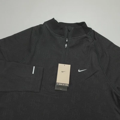 Camiseta Nike Pinnacle Running Division masculina tamanho L repelente de água preta FZ1121-010 - Imagem 1 de 4